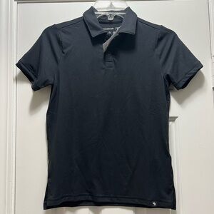 Boy’s Abercrombie Black Polo Shirt Size 9/10 NWT